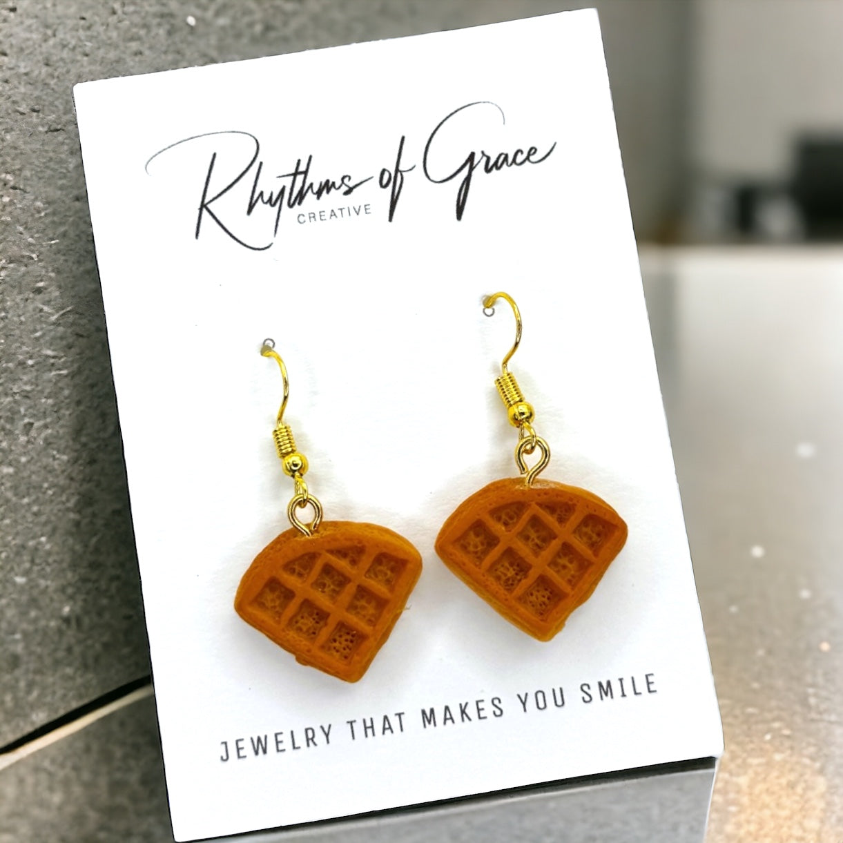 Wake Up Your Wardrobe with Waffle Earrings! 🧇✨