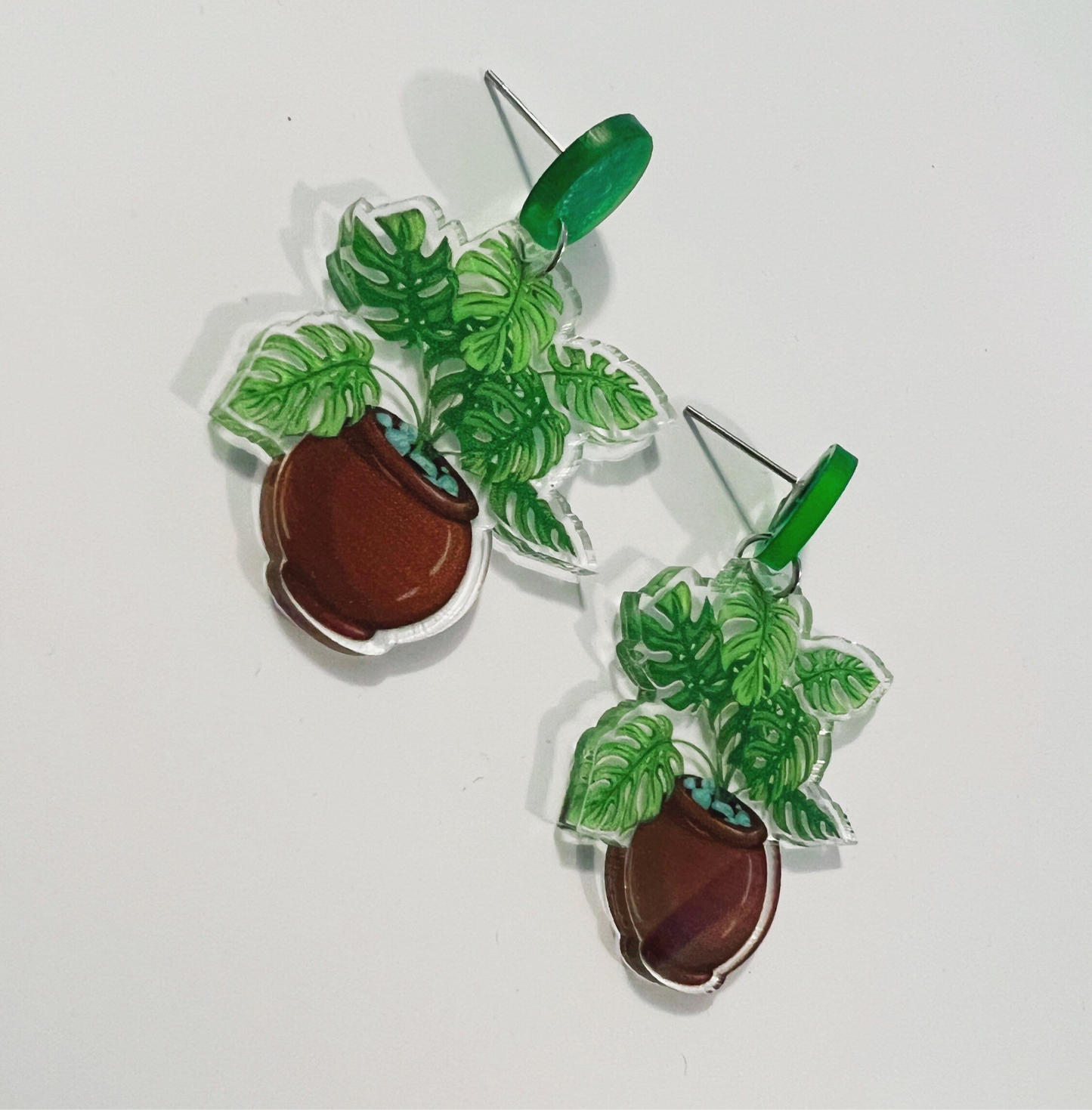 Dangle into Green: Crazy Plant Lady Earrings for the Ultimate Plant Lovers!
