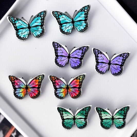 Flutter into Fashion with Our Butterfly Stud Earrings! 🌟