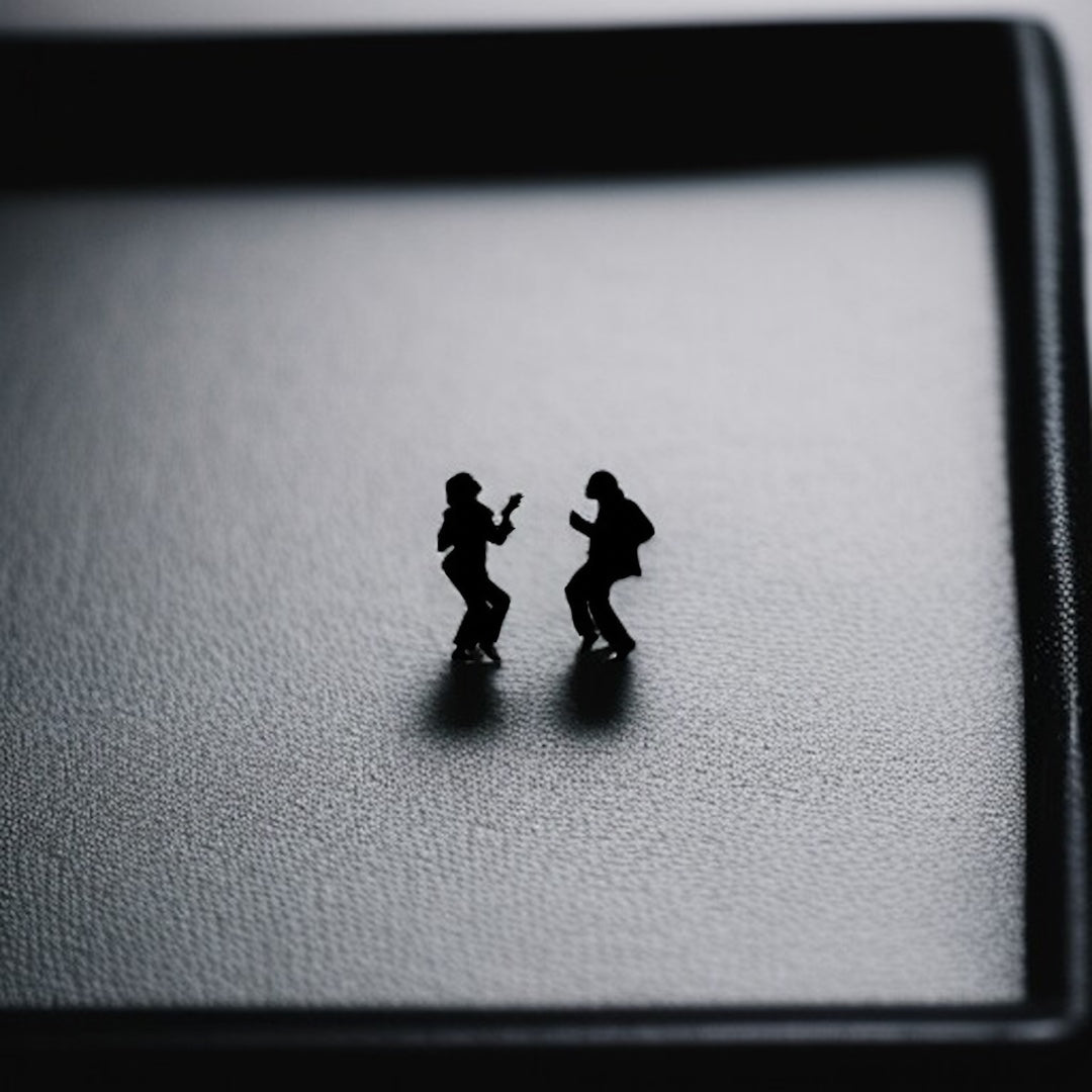 Twist & Shout: Pulp Fiction Dance Stud Earrings - Handmade Fun!
