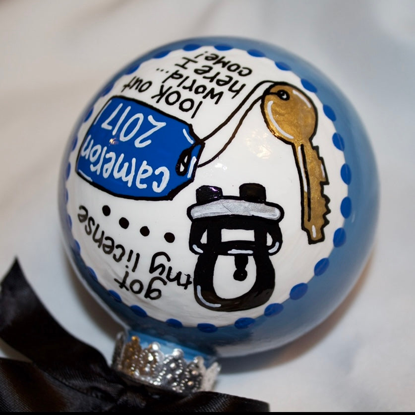 Christmas Ornament: "Driver's License" – Celebrate the New Driver in Your Life