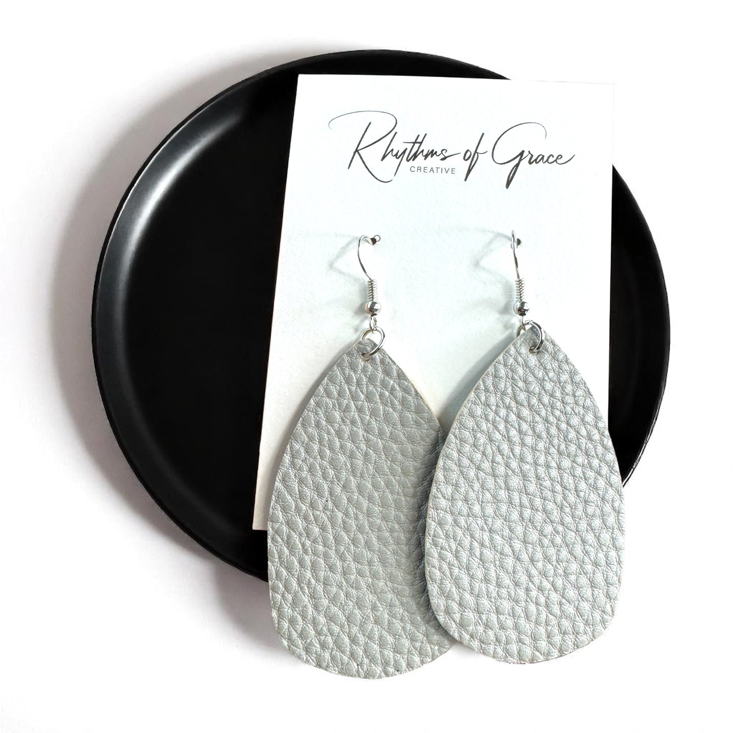 Teardrop Dream Earrings: Colorful Faux Leather Dangles for Every Occasion!