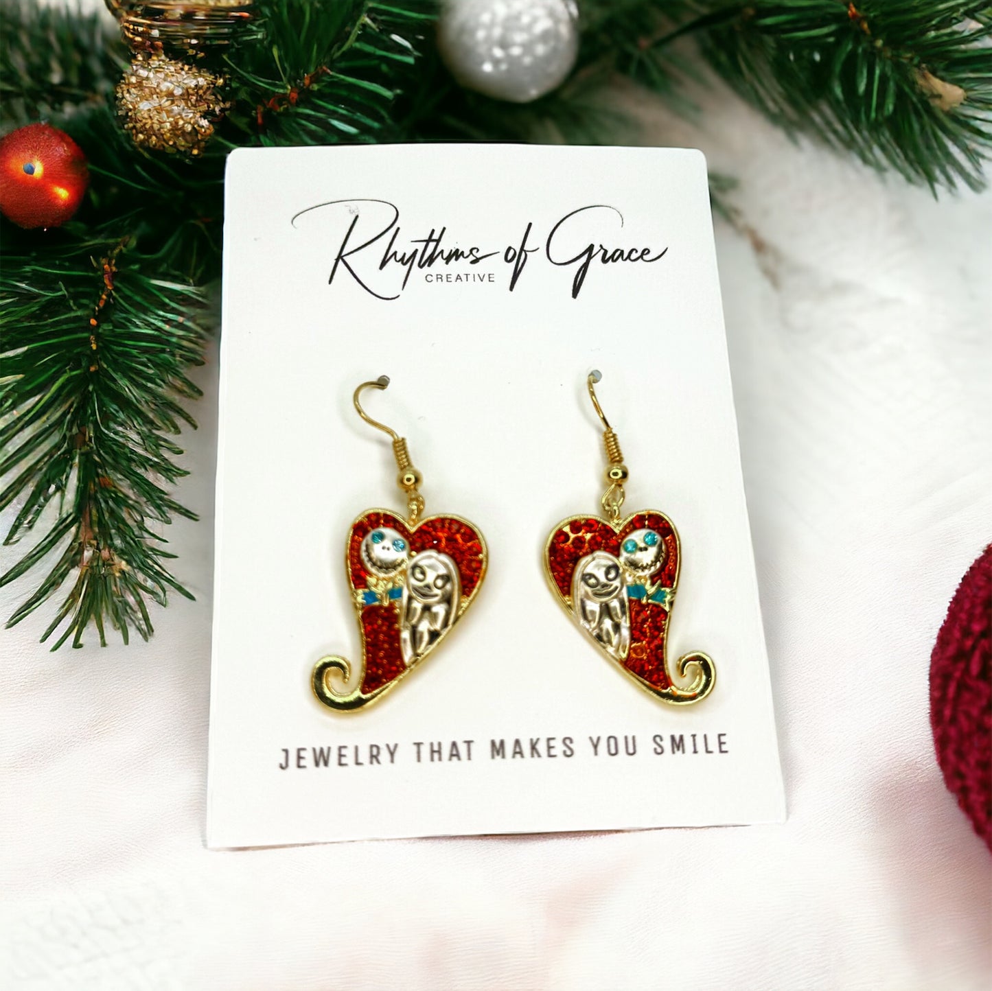 Holiday Mischief – Nightmare Before Christmas Earrings