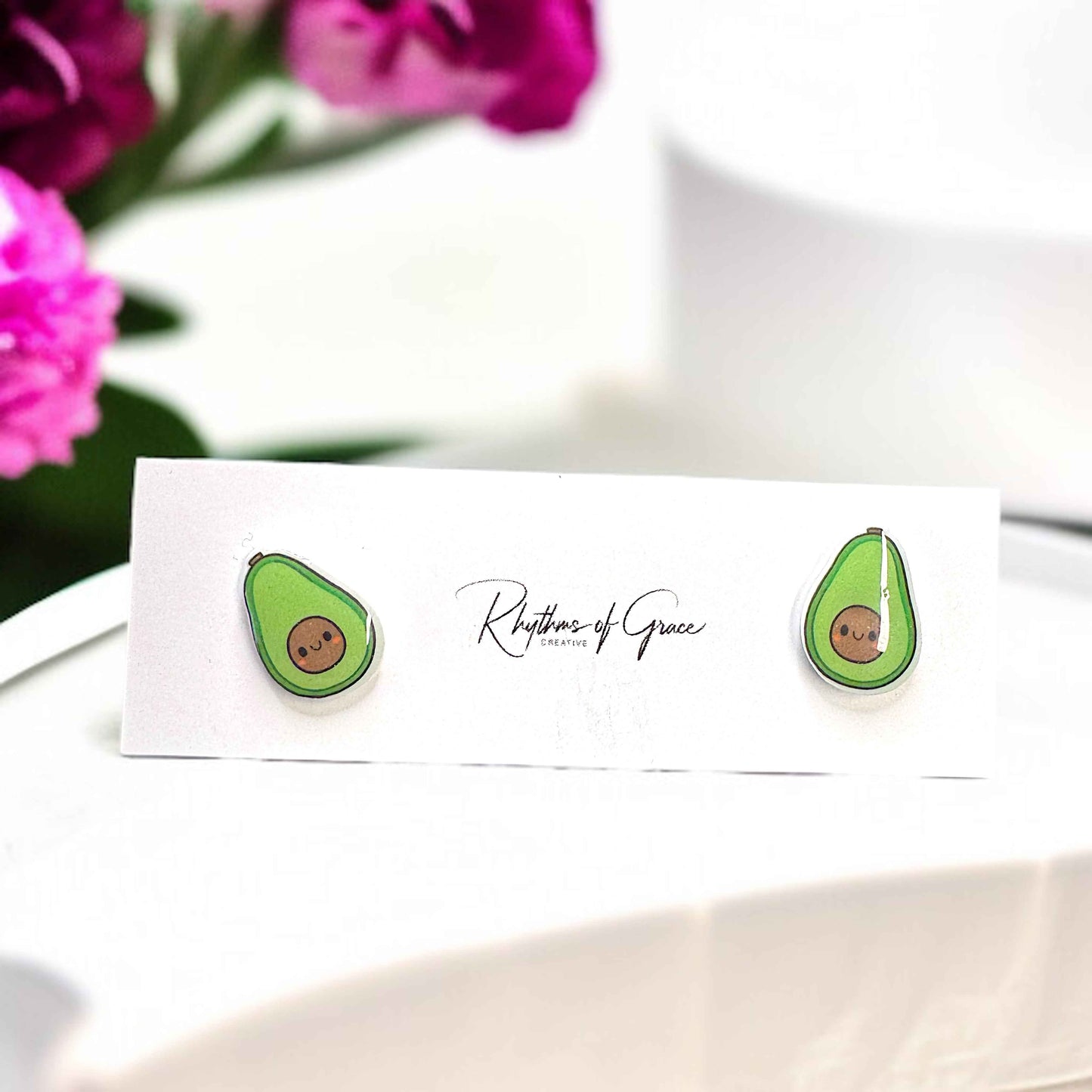 Get Your Guac On: Adorable Avocado Stud Earrings!