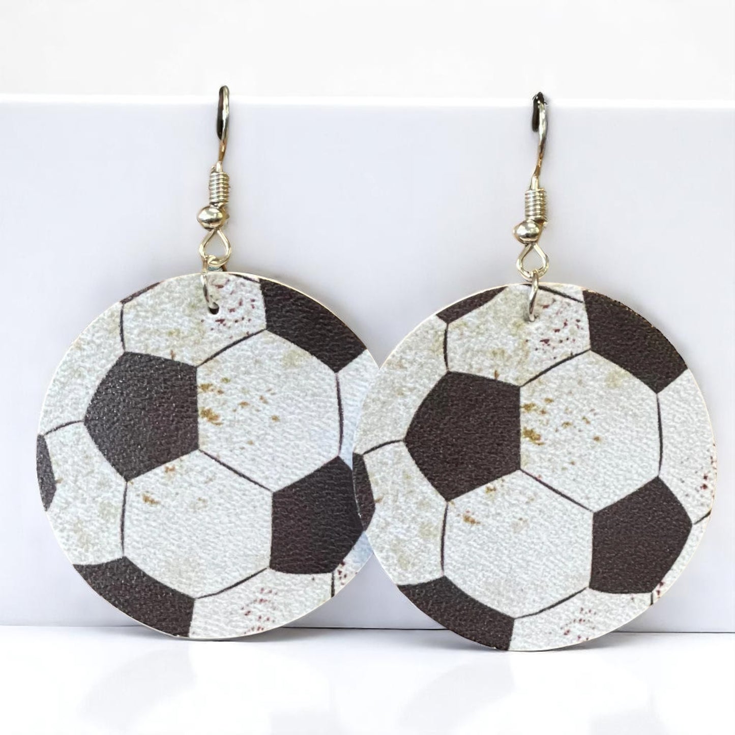 Kick It Up a Notch: Soccer Dangle Earrings!