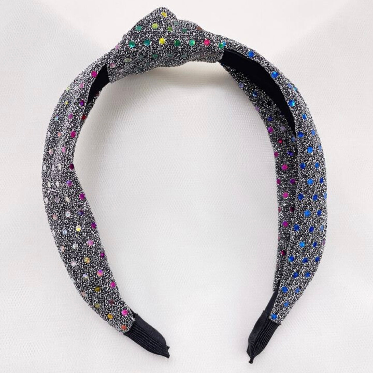 Sequined Headband - Handmade Headpiece, Rainbow Headband, Holiday Headpiece, Sequined Headpiece - Rhythms of Grace Creative