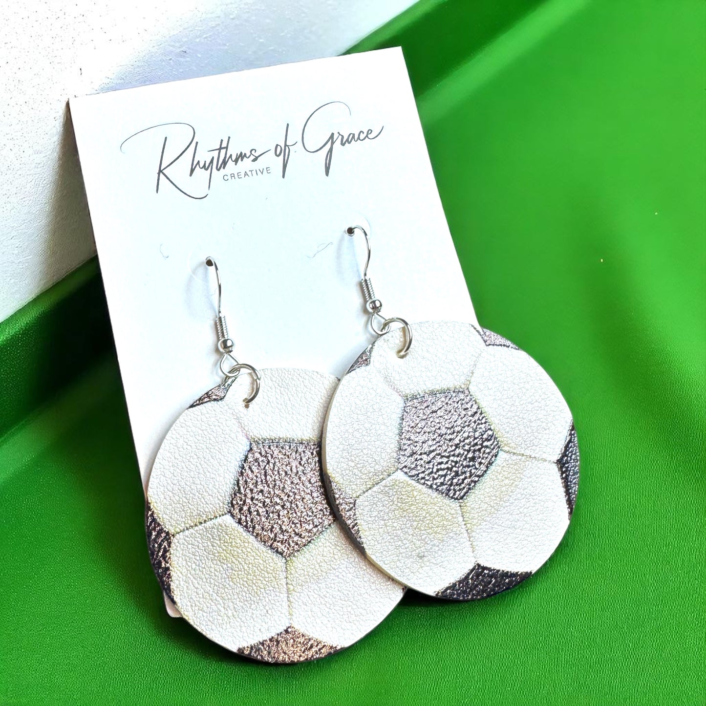 Score Big with Soccer Dangle Earrings! ⚽️