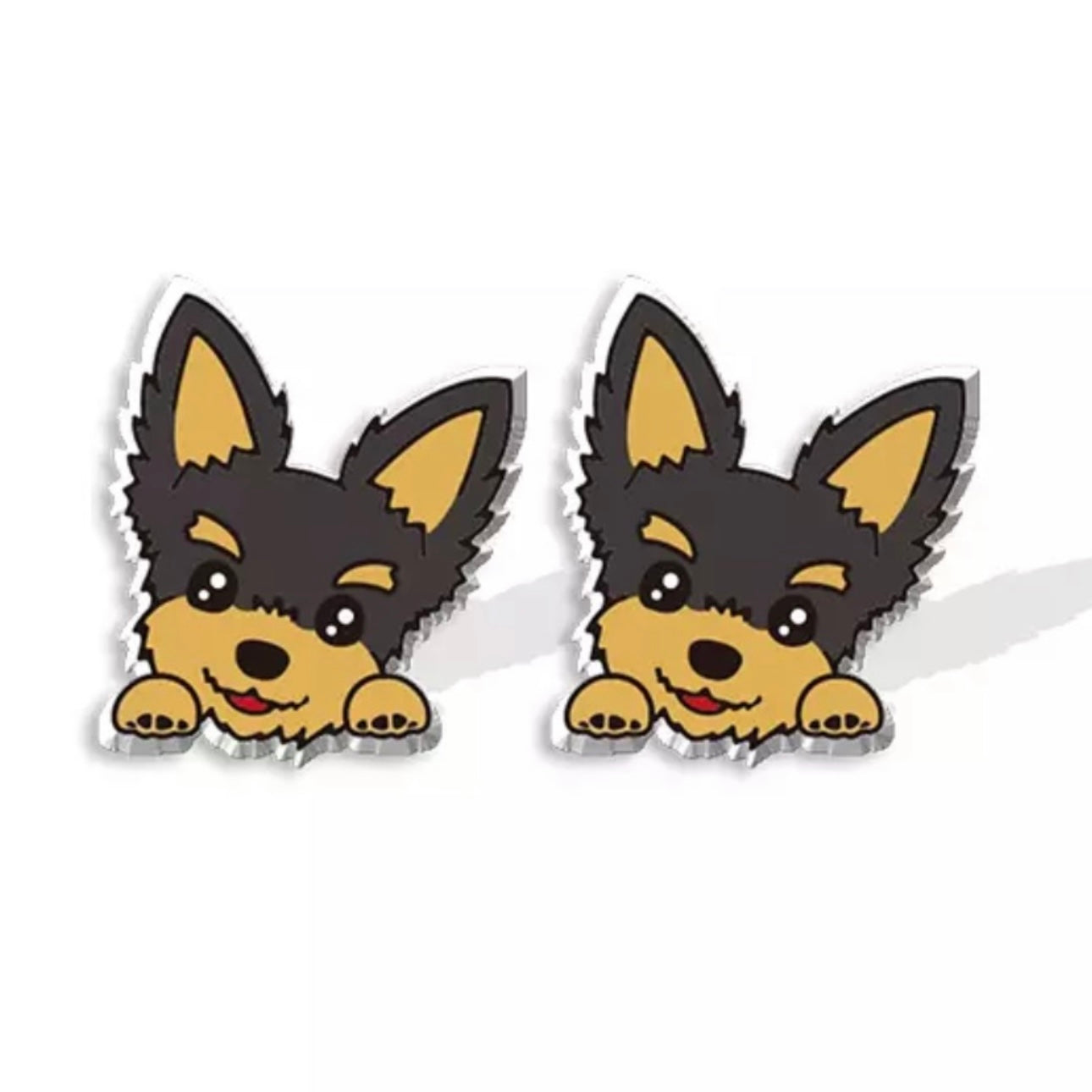Woof-tastic Yorkie Stud Earrings - Wear Your Love for Paws!