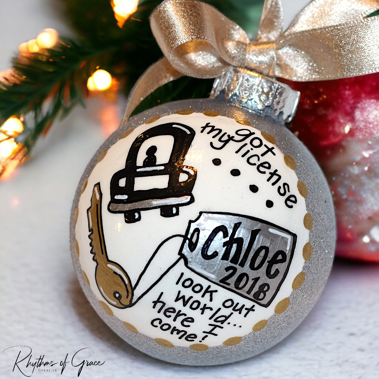 Christmas Ornament: "Driver's License" – Celebrate the New Driver in Your Life
