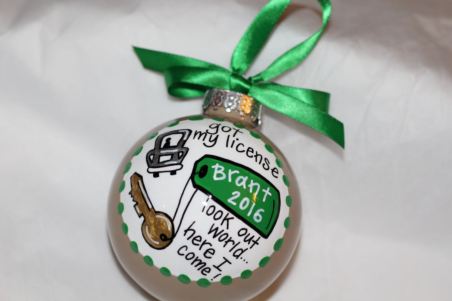 Christmas Ornament: "Driver's License" – Celebrate the New Driver in Your Life