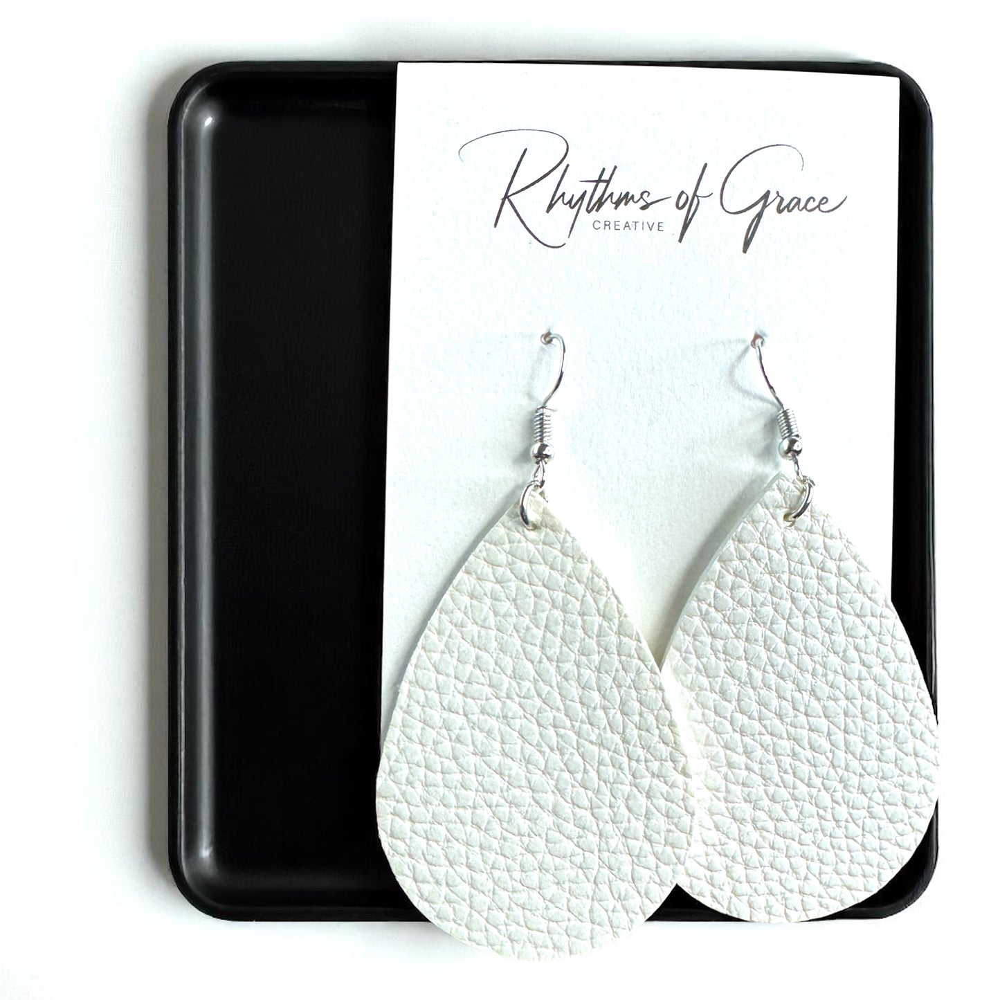 Teardrop Dream Earrings: Colorful Faux Leather Dangles for Every Occasion!