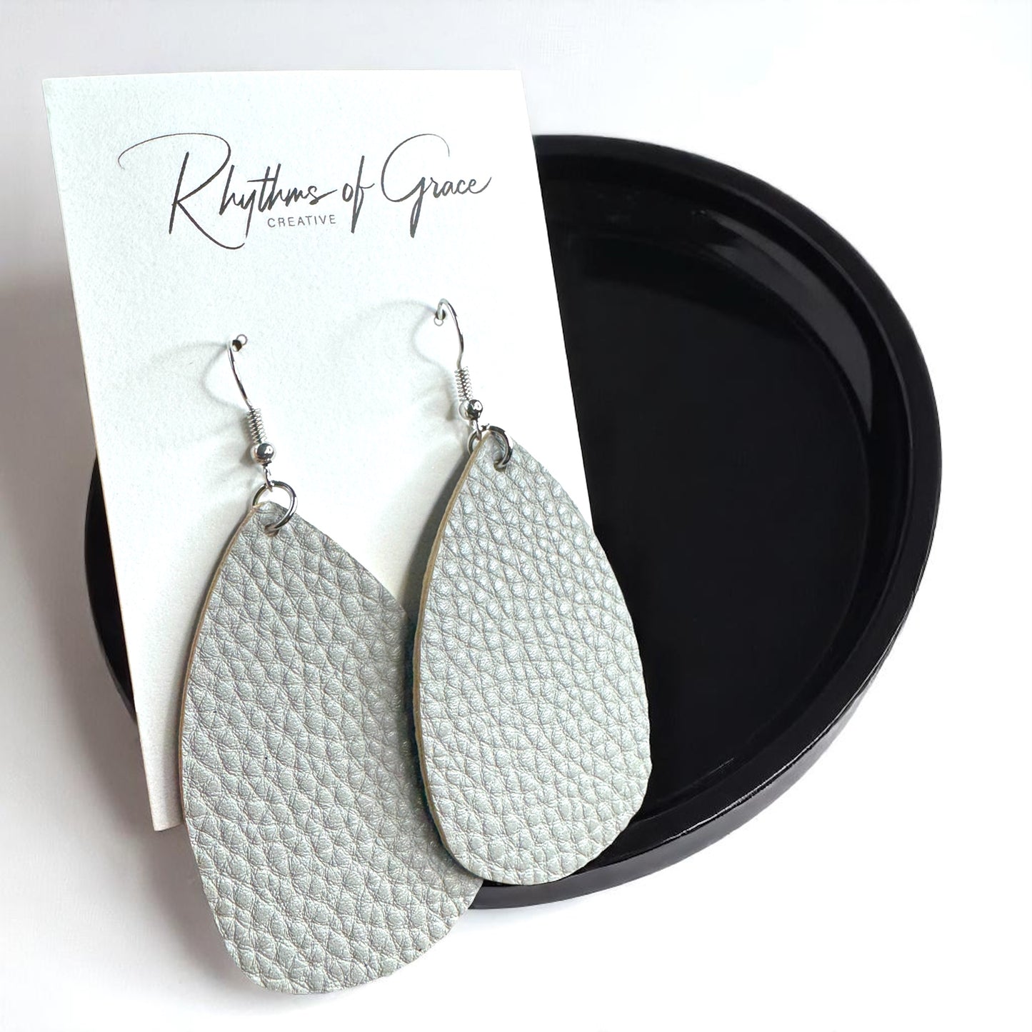 Teardrop Dream Earrings: Colorful Faux Leather Dangles for Every Occasion!
