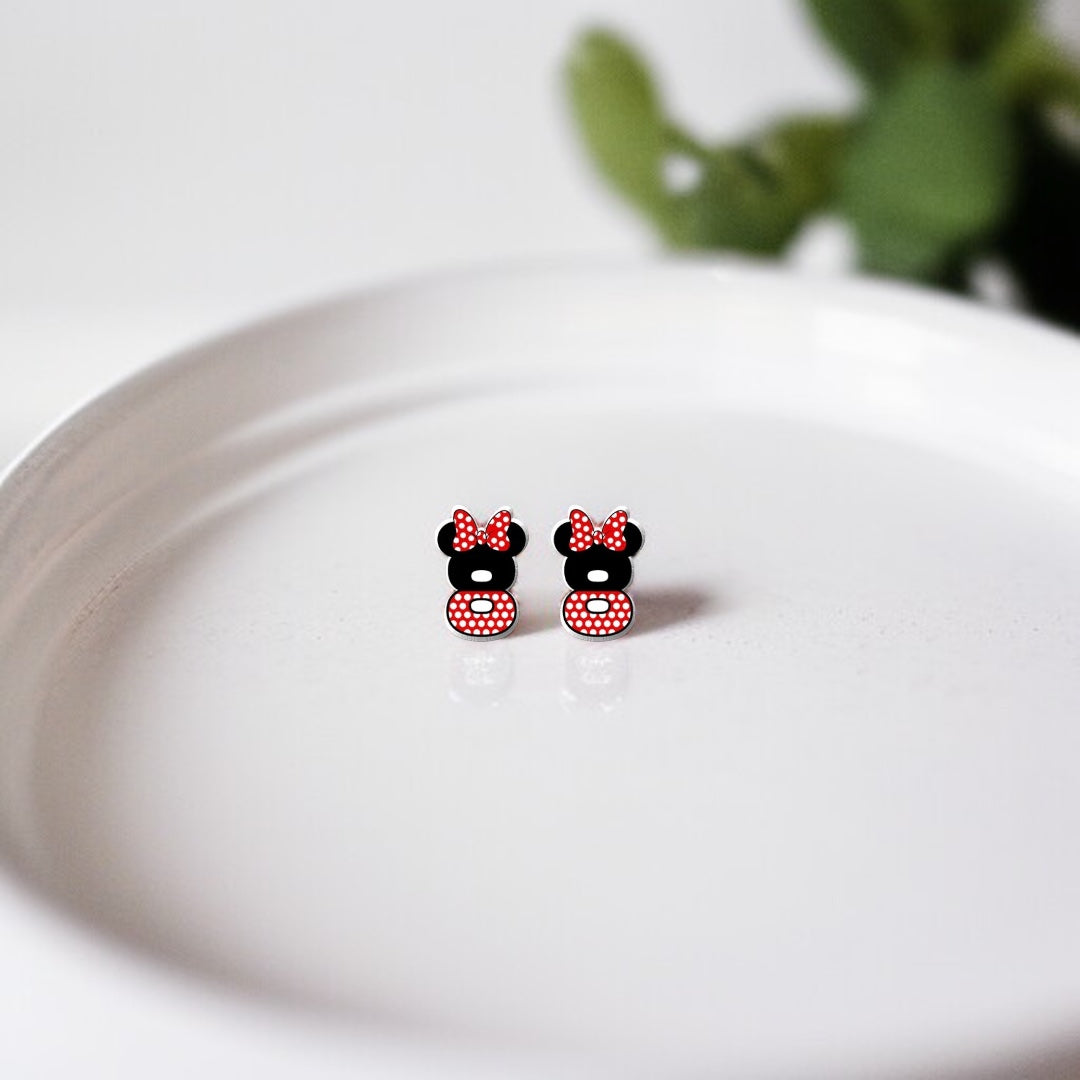 Whimsical Number Stud Earrings: Celebrate Your Age in Style!