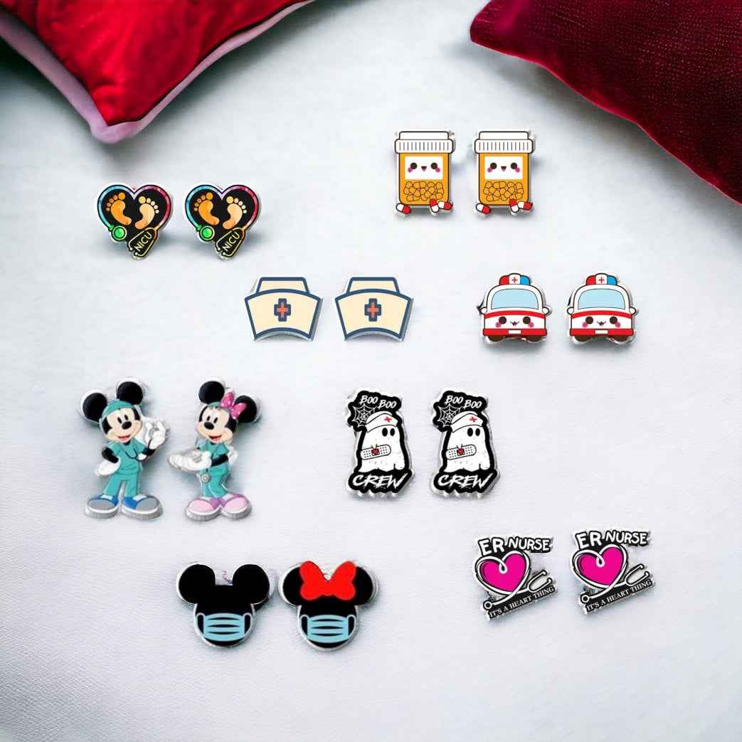 Medical Staff Studs - Be the Hero in Style!