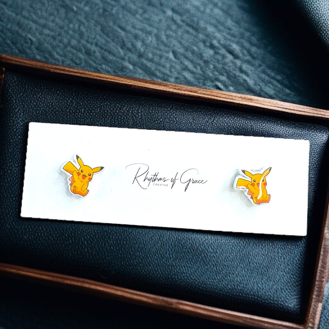 Catch 'Em All: Pikachu Stud Earrings!