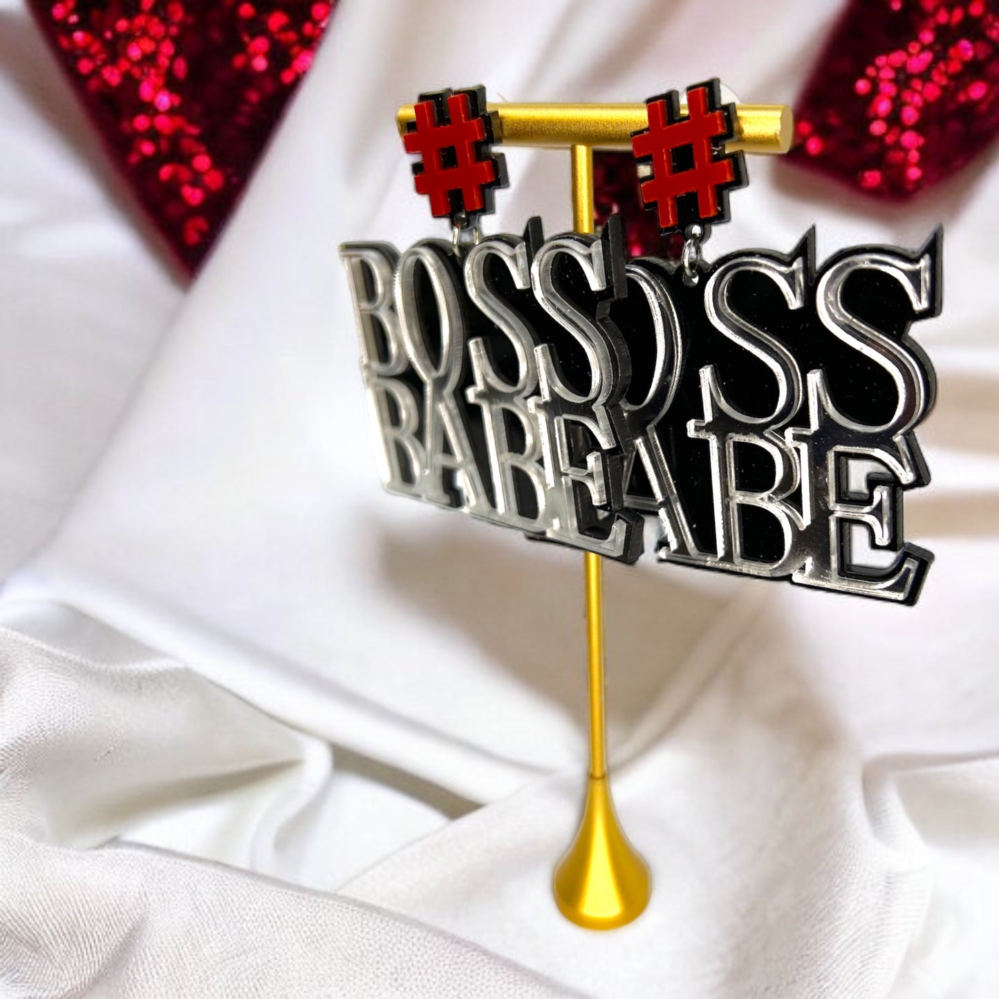 Boss Babe Bling: Sassy Girl Power Earrings to Elevate Your Style! - Rhythms of Grace Creative