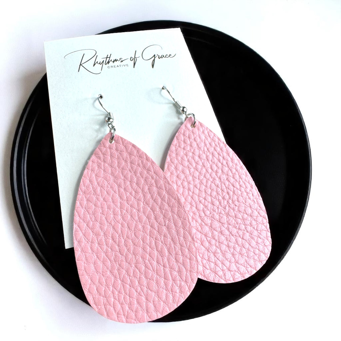Teardrop Dream Earrings: Colorful Faux Leather Dangles for Every Occasion!
