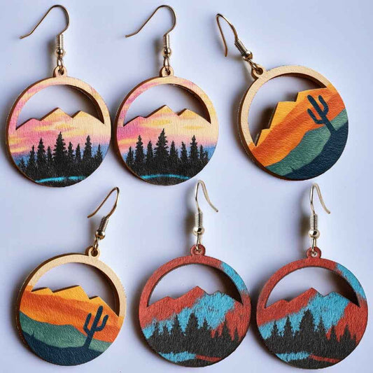 Elevate Your Adventure: Handmade Mountain Earrings for Nature Lovers!