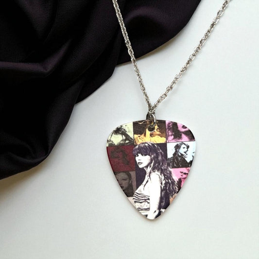 Eras Tour Guitar Pick Necklace – The Ultimate Swiftie Must-Have! 🎶 - Rhythms of Grace Creative
