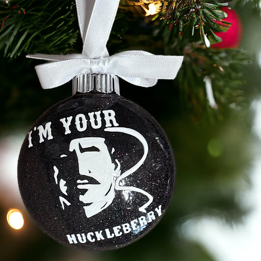 Doc Holliday Vibes: “I’m Your Huckleberry” Christmas Ornament
