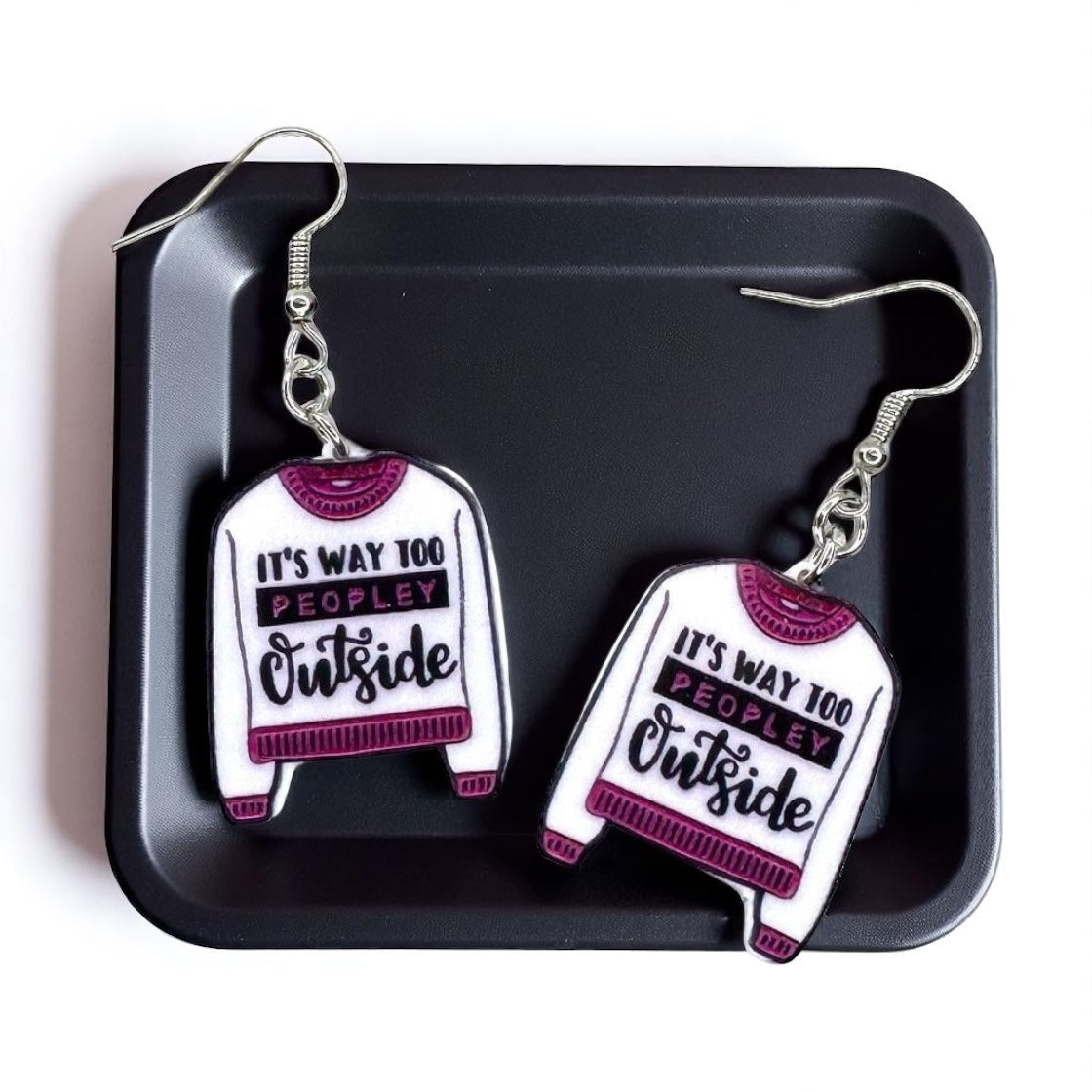 Introvert Vibes Only: Sweater Earrings for the People-Averse!