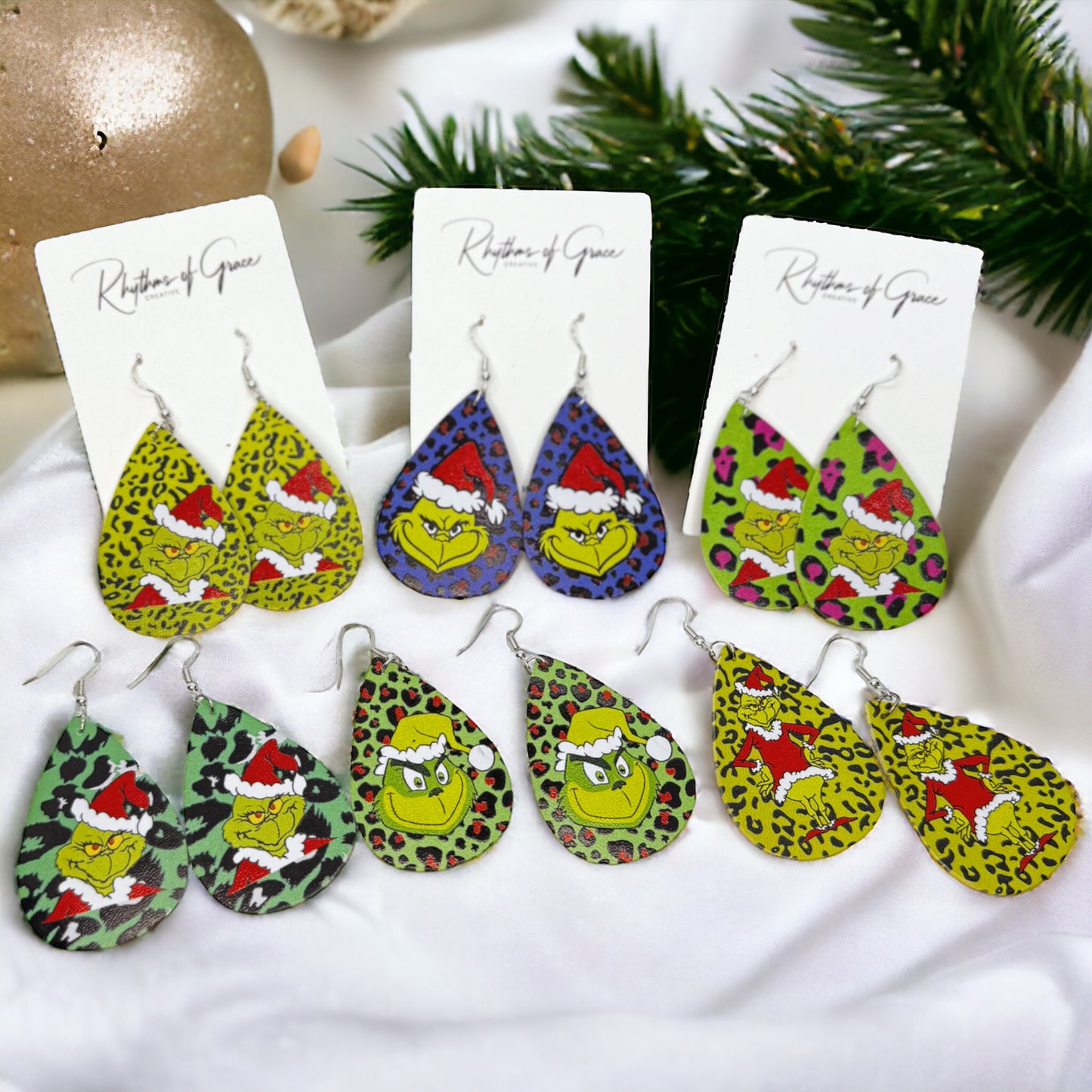 Mean One Dangle Earrings: Get Your Grinch On This Christmas!