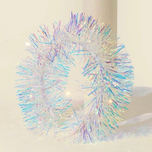 Sparkle & Shine: Tinsel Headband for a Festive Glam! - Rhythms of Grace Creative