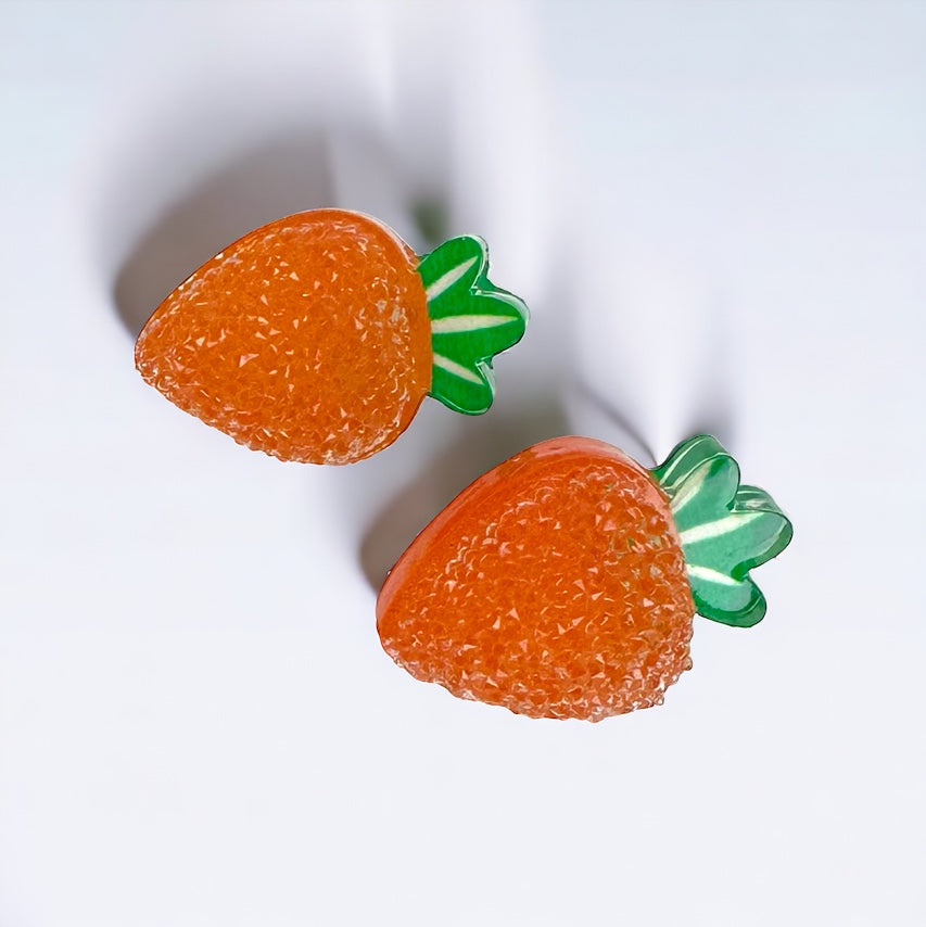 Carrot Cuties: Adorable Easter Studs for a Hoppy Celebration!