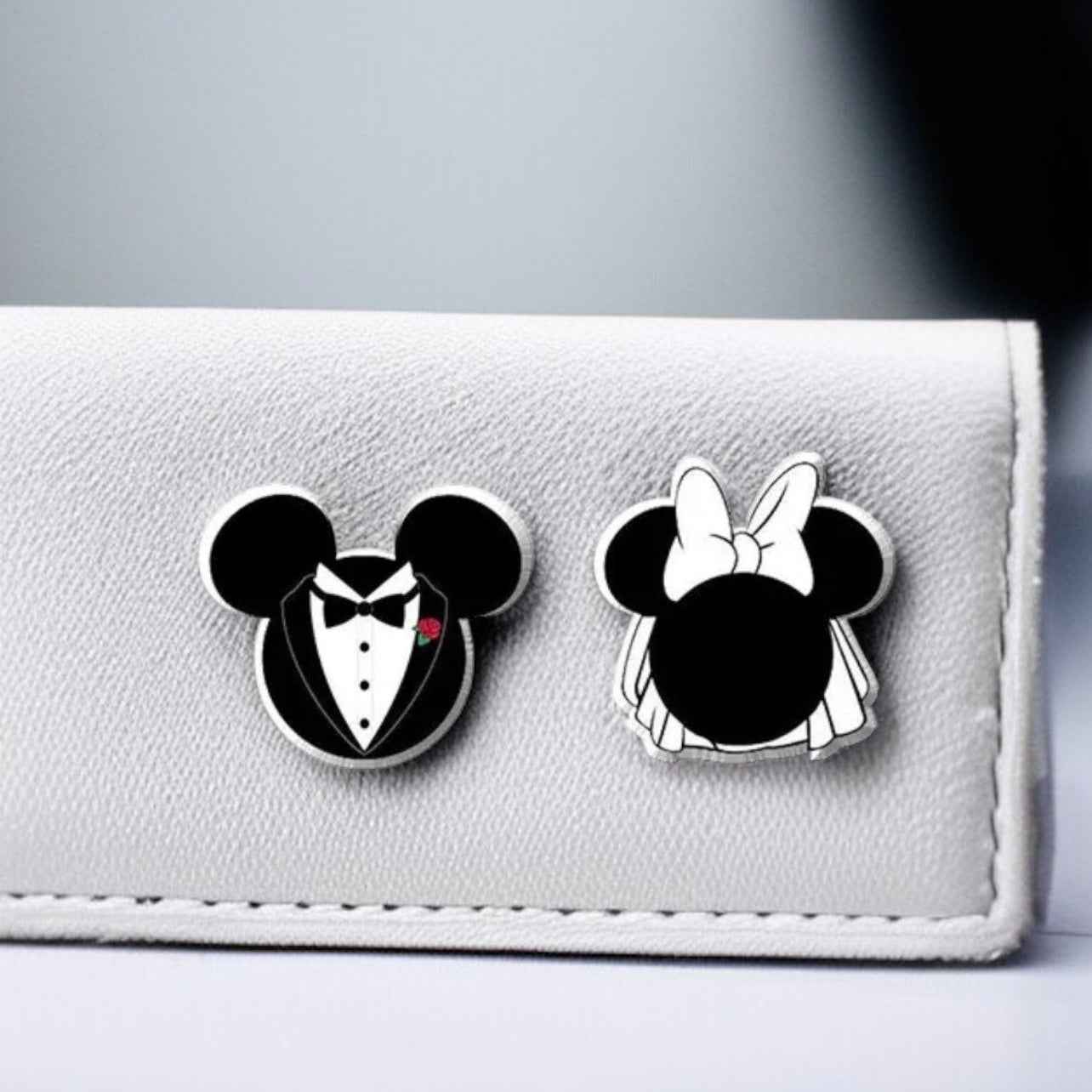 Celebrate Your Love with Our Wedding Mouse Ear Studs!💍