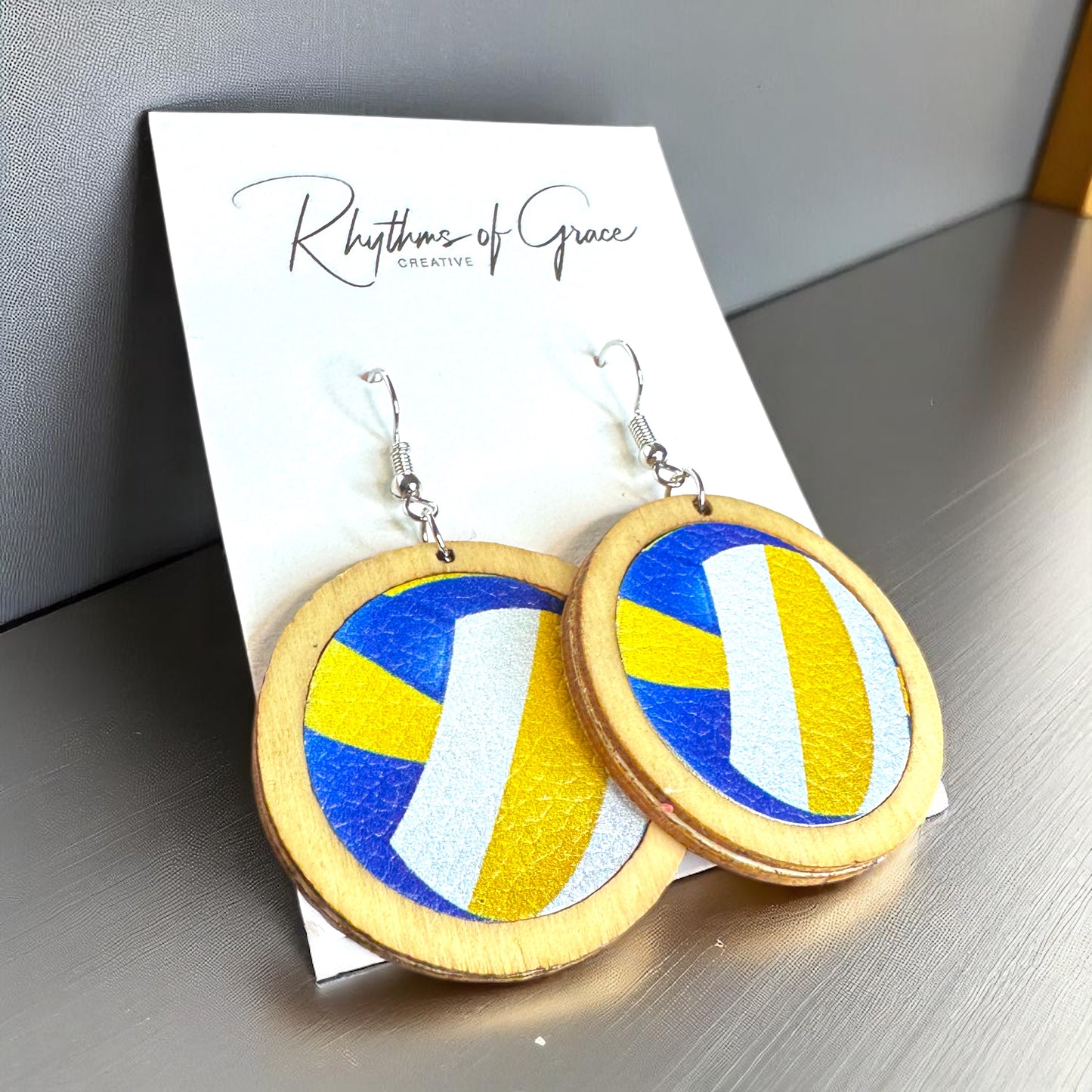Serve Up Style with Our Volleyball Dangle Earrings! 🏐
