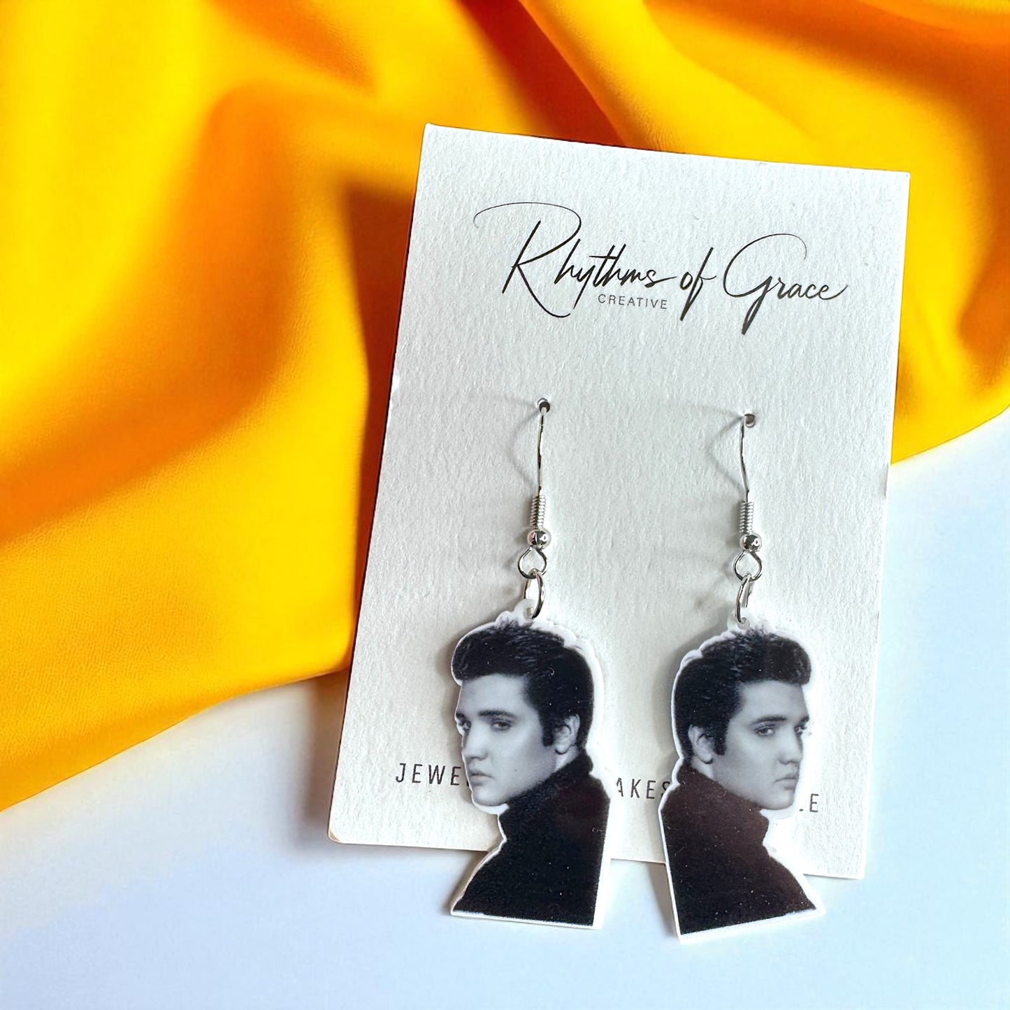 Rock Your Style: Elvis Presley Dangle Earrings - 12 Iconic Designs! 🎸