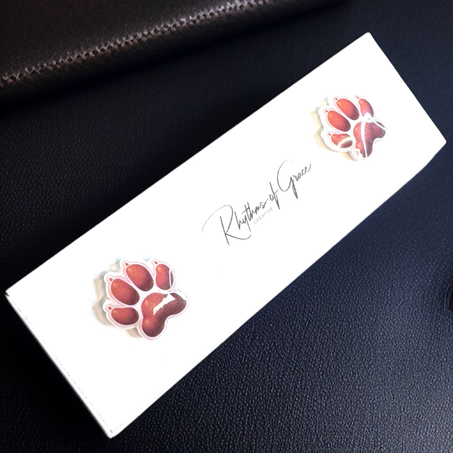 Vibrant Paw Print Studs – A Pawfect Gift! 🐾 10 Colors Available!