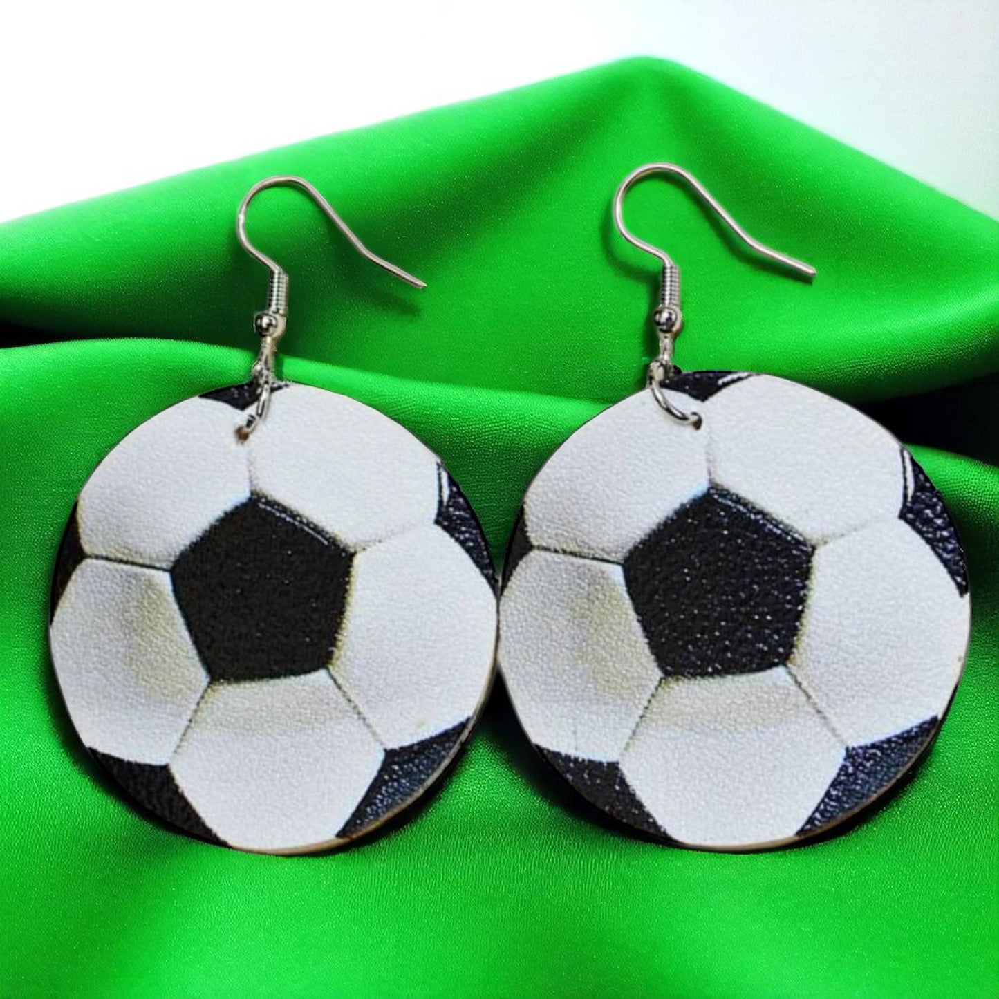 Score Big with Soccer Dangle Earrings! ⚽️