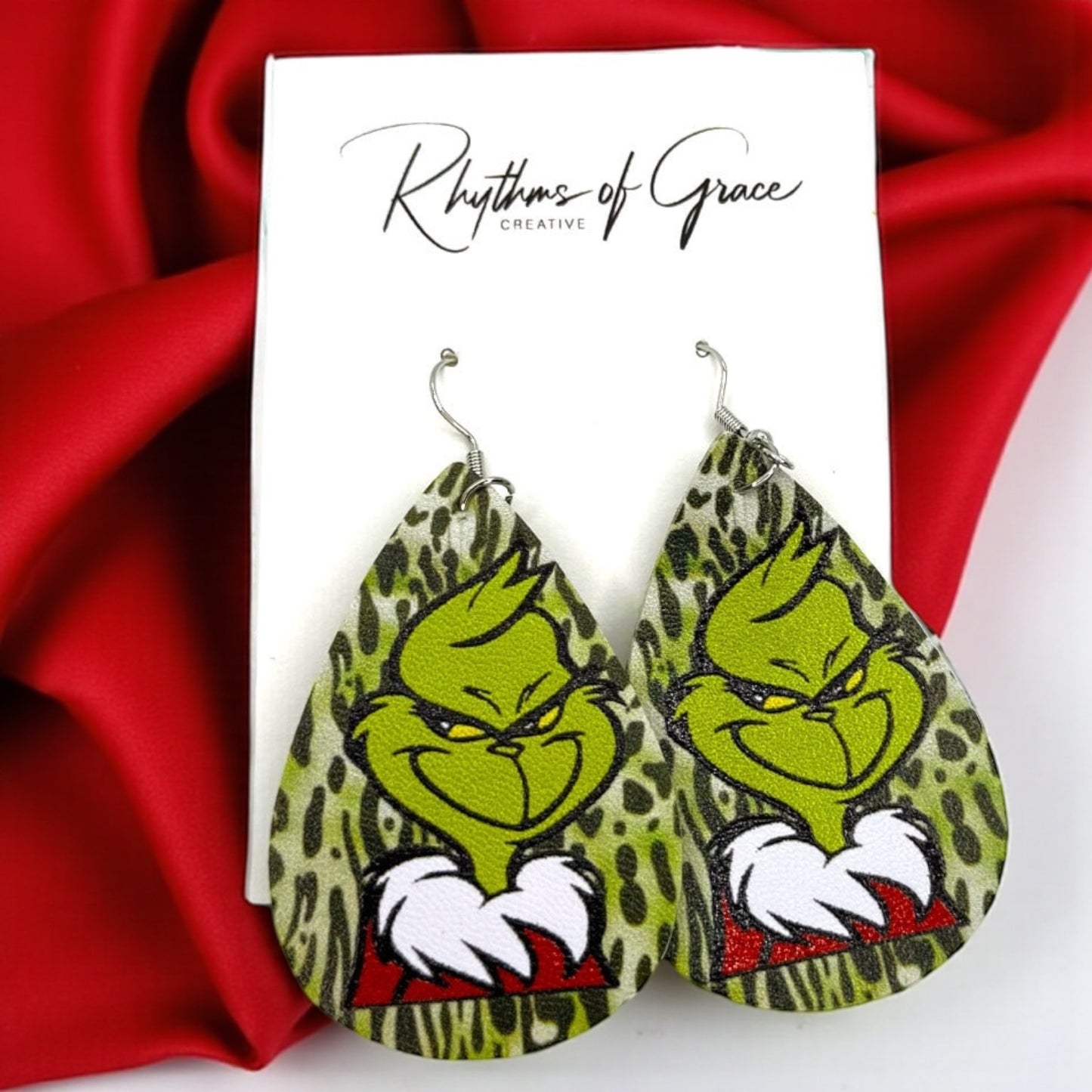 Mean One Dangle Earrings: Get Your Grinch On This Christmas!