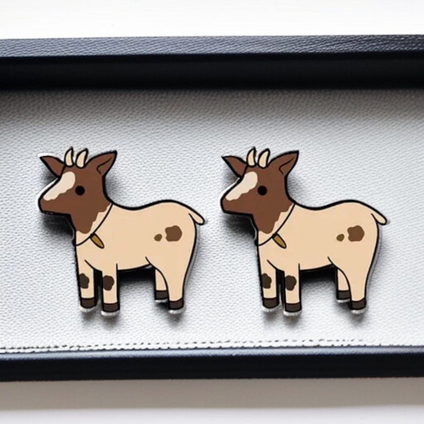 Goats Galore: Adorable Goat Stud Earrings! ๐