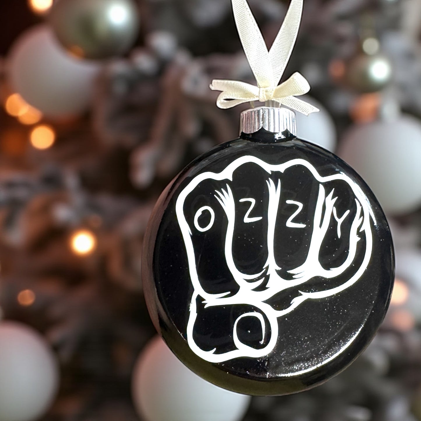 Celebrate a Legend: Hand-Painted Ozzy Ornaments! 🎶