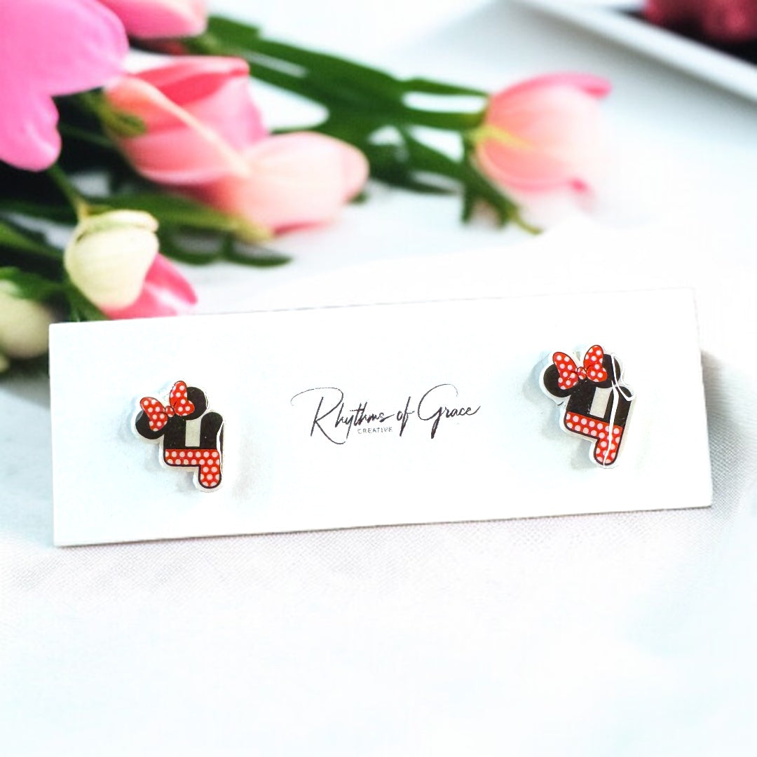 Whimsical Number Stud Earrings: Celebrate Your Age in Style!