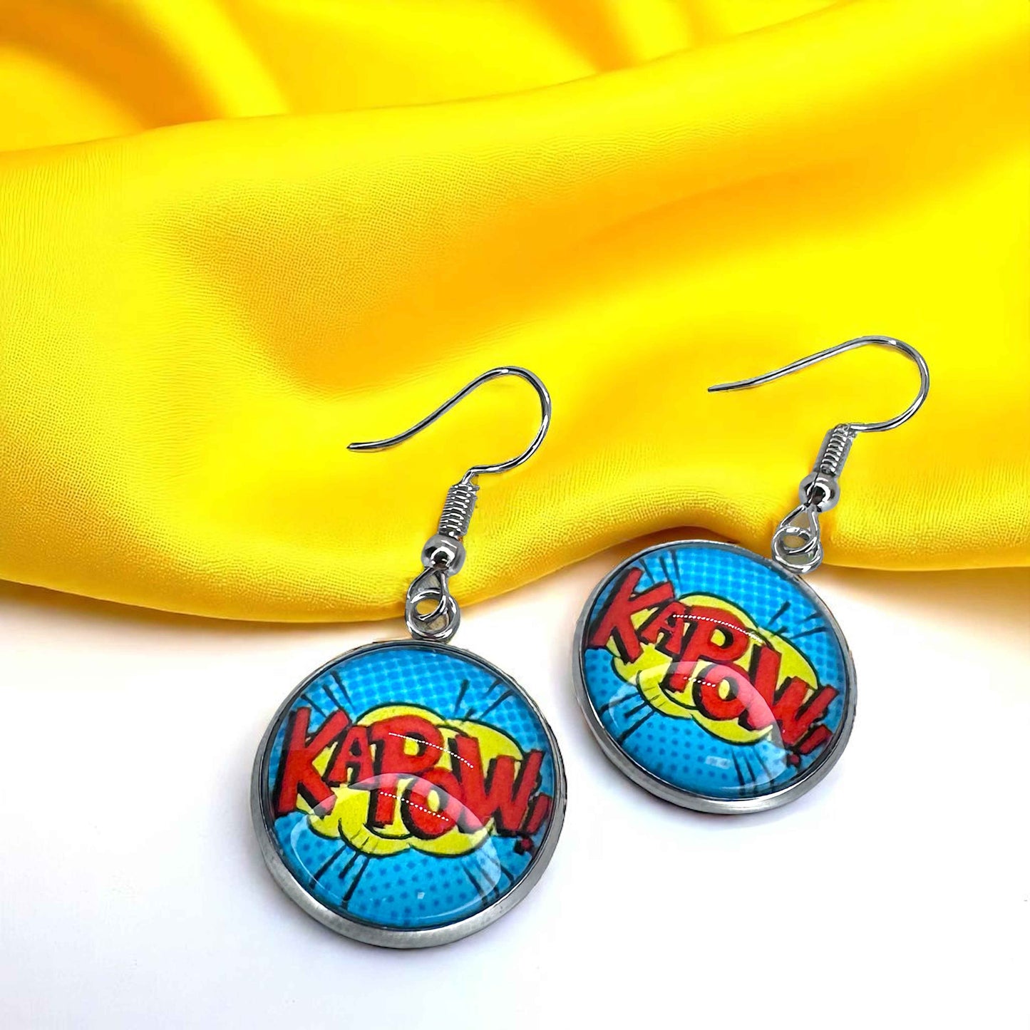 Superhero Sparkle: Dangle Earrings for Everyday Adventure!