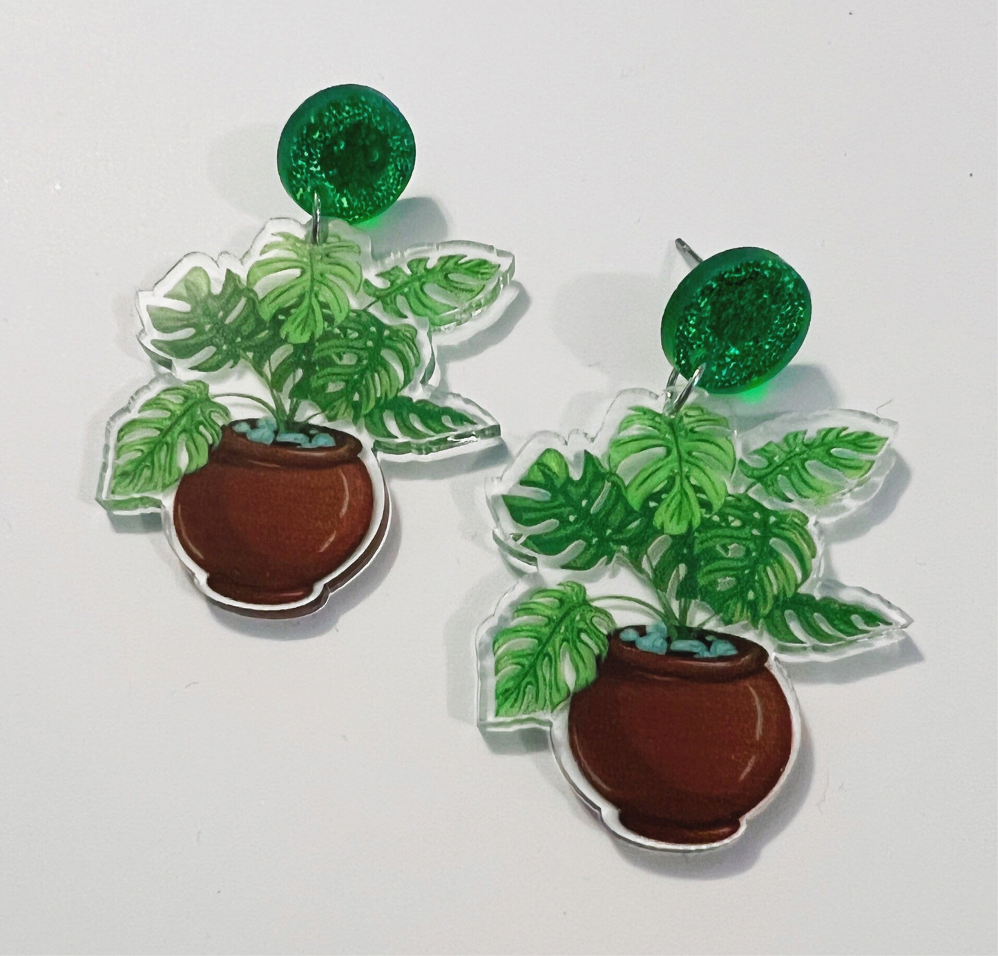 Dangle into Green: Crazy Plant Lady Earrings for the Ultimate Plant Lovers!