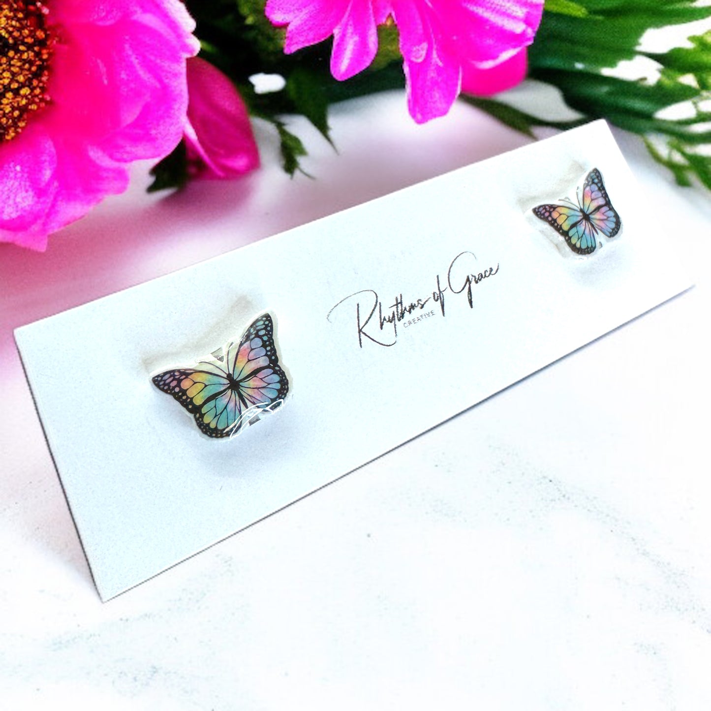 Flutter into Fashion with Our Butterfly Stud Earrings! 🌟