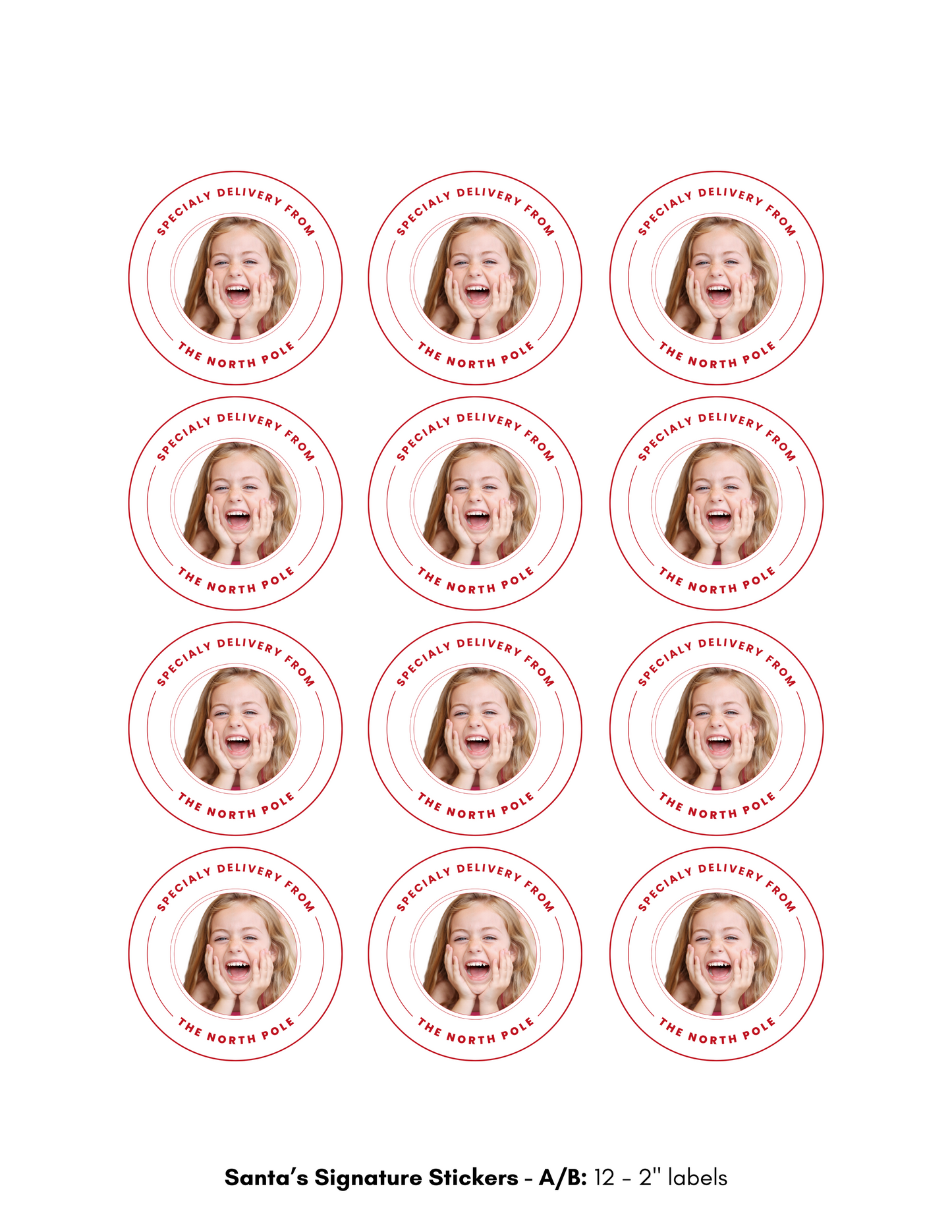 Personalized Santa Gift Tags – Custom North Pole Express Labels, Waterproof Christmas Stickers, Santa’s Workshop & Holiday Name Tags