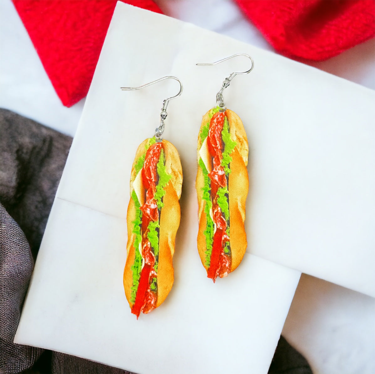 Sub-tastic Sandwich Earrings: Foodie Fashion That’s a Bite Above!