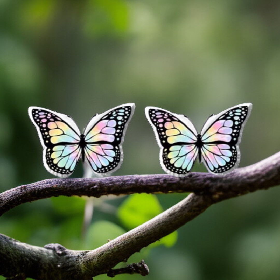 Flutter into Fashion with Our Butterfly Stud Earrings! 🌟