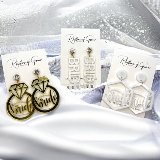 Elevate Your "I Do" Moments with Our Stunning Bride Earrings! ✨