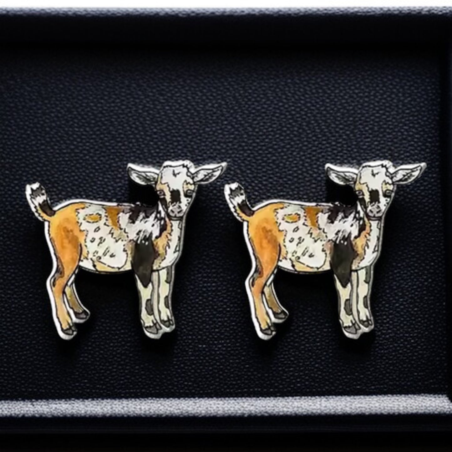 Goats Galore: Adorable Goat Stud Earrings! ๐