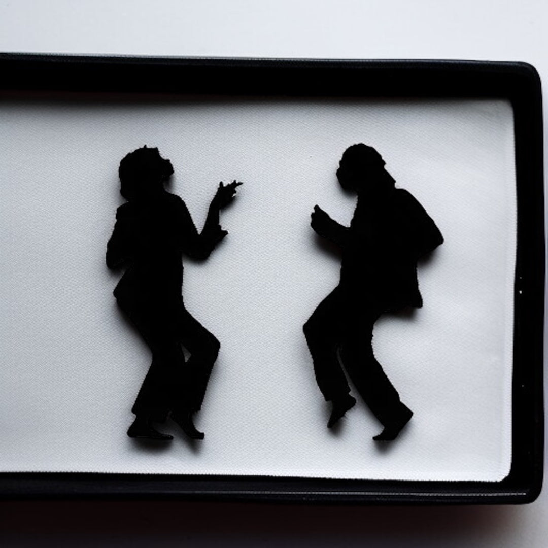 Twist & Shout: Pulp Fiction Dance Stud Earrings - Handmade Fun!