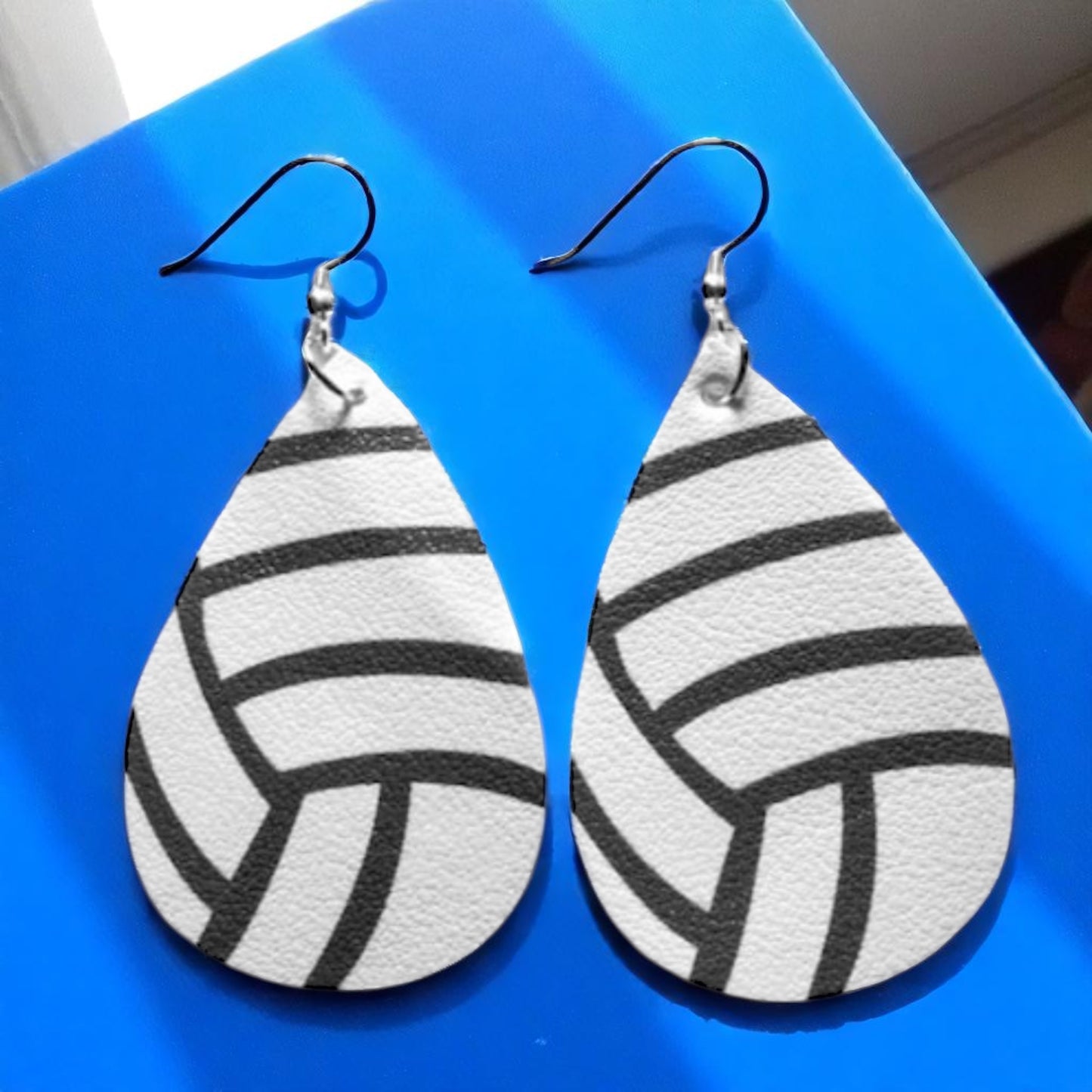 Spike Your Style: Volleyball Dangle Earrings! 🏐