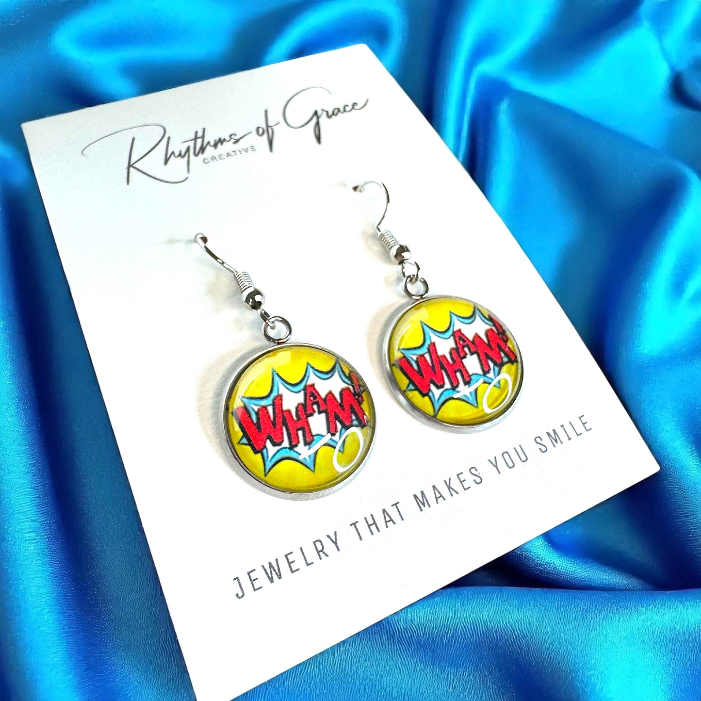 Superhero Sparkle: Dangle Earrings for Everyday Adventure!