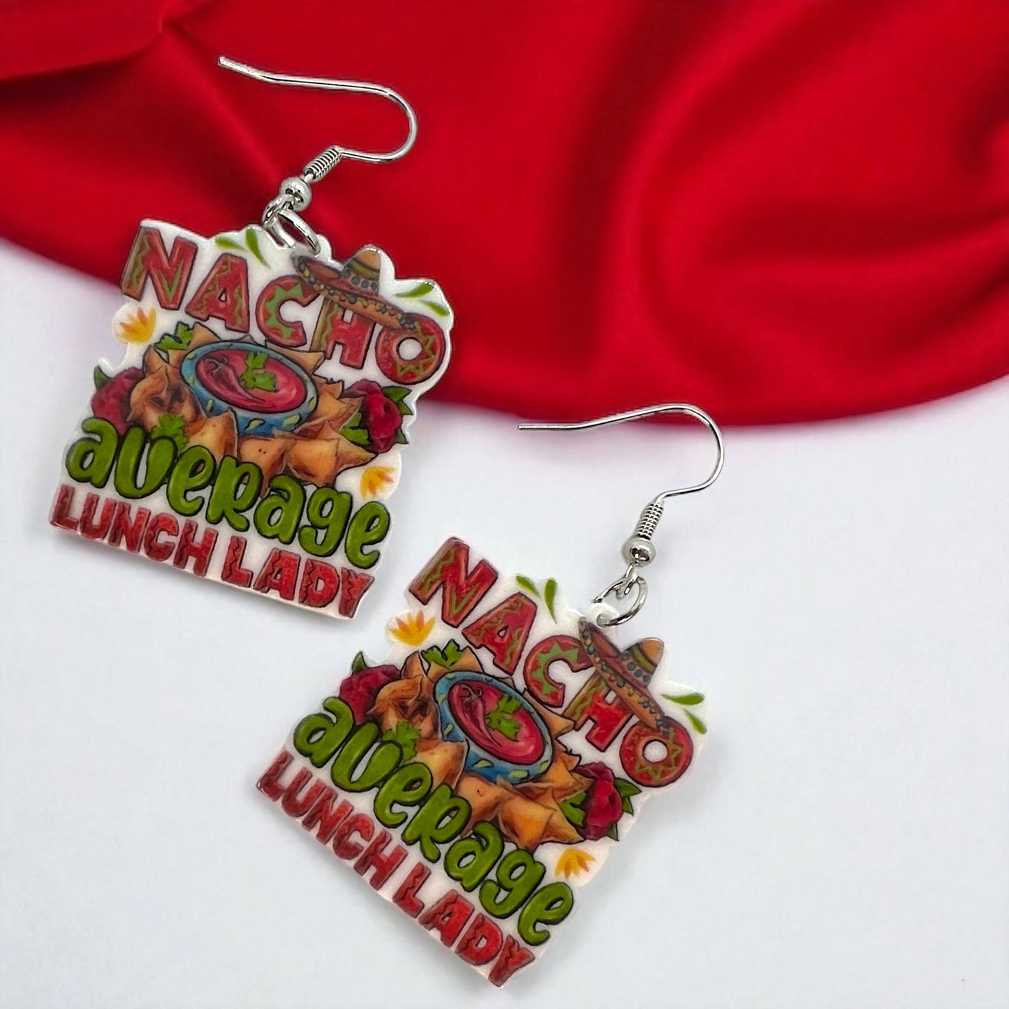 Lunch Lady Earrings: Celebrate the Heroes of the Cafeteria! 🌮 - Rhythms of Grace Creative