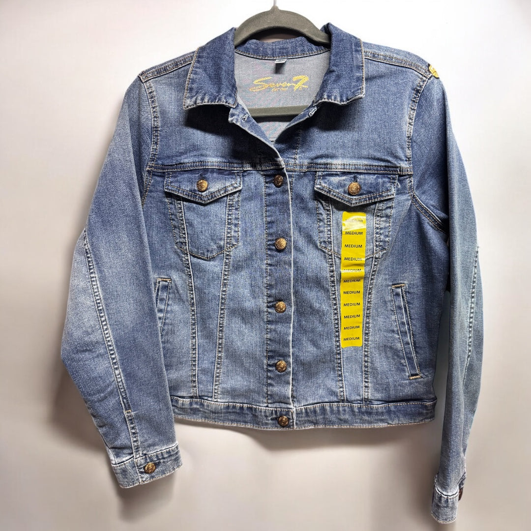 Hand Painted Jean Jacket: “Laissez les bon temps rouler”